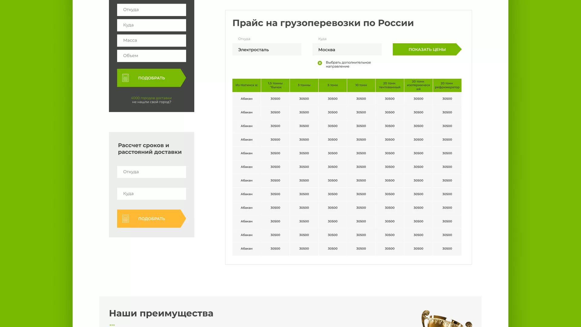 Разработка логотипа и сайта компании «Инком-Логистика» в Новосокольниках